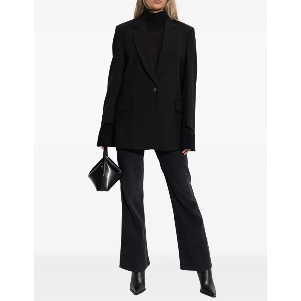 Rag & Bone Women's Single Breasted Black Blazer Size US 10
